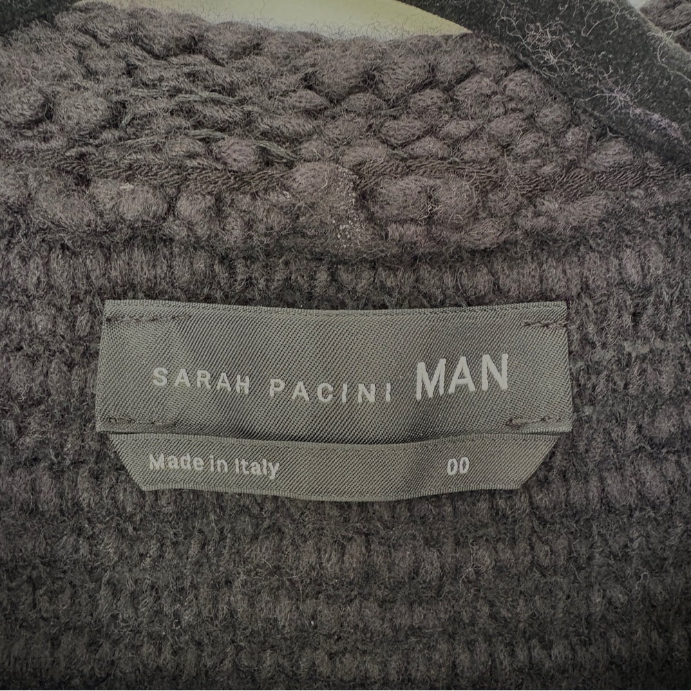 Sarah Pacini MAN Wool Knit Cardigan - Made in Italy - Picture 5 of 8
